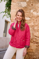 Pink Cheetah reversible jacket